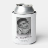モダンパーソナライズされた記念碑 缶クーラー (缶正面)