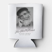 モダンパーソナライズされた記念碑 缶クーラー (正面)