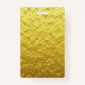 モダンパーソナライズされた金ゴールドブラックVIPすべてのアクセス バッジ (裏面)