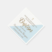 モダンパーソナライズされた金ゴールド スタンダードカクテルナプキン (角)