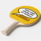 モダンパーソナライズされた音声バクールブル漫画 卓球ラケット (正面アングル)