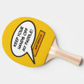 モダンパーソナライズされた音声バクールブル漫画 卓球ラケット (横)