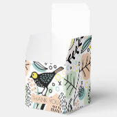 モダンパーソナライズされた鳥 フェイバーボックス (オープン)