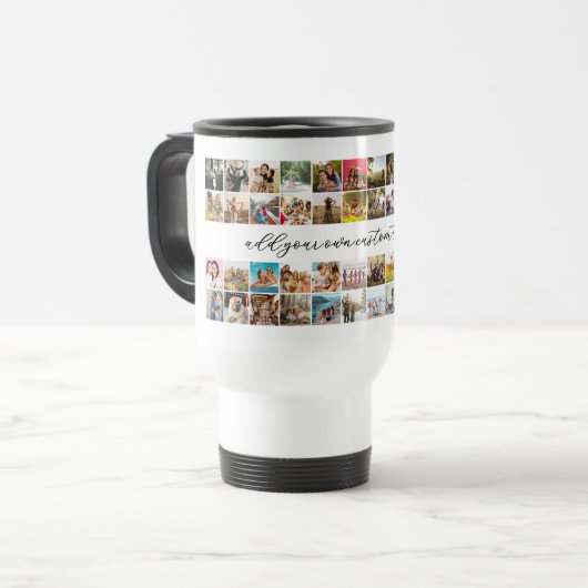 モダンパーソナライズされた48枚 トラベルマグ (正面左)