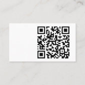 モダンパーソナライズされたbohoカード 名刺 (裏面)