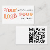 モダンパーソナライズされたbohoカード 名刺 (正面/裏面)