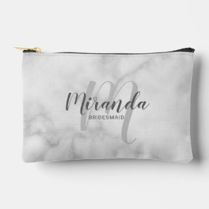 モダンパーソナライズされたBridesmaid Monogram名 アクセサリーポーチ