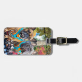 モダンパーソナライズされたGiveaway受賞者Coco & Ollie ラゲッジタグ (正面横)