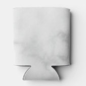 モダンパーソナライズされたMonogramとName Groomsmen 缶クーラー (裏面)