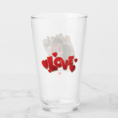 モダンパーソナライズされたPhoto Beer Glass – ギフトユニーク品 タンブラーグラス (裏面)