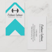 モダンパーソナルトレーナーとフィットネス 名刺 (正面/裏面)