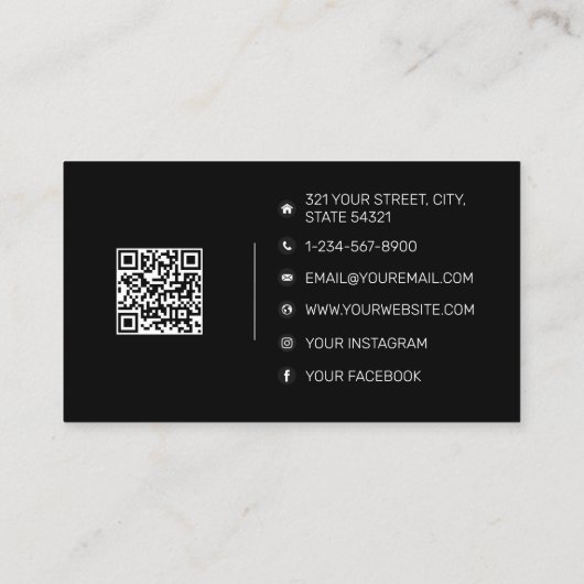 モダンパーソナルトレーナーフィットネス写真動揺して 名刺