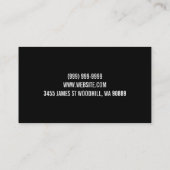 モダンパーソナルトレーナー名刺 名刺 (裏面)