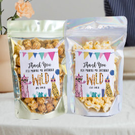 モダンパーティー動物子供の誕生日パーティー食品ラベル ワインラベル