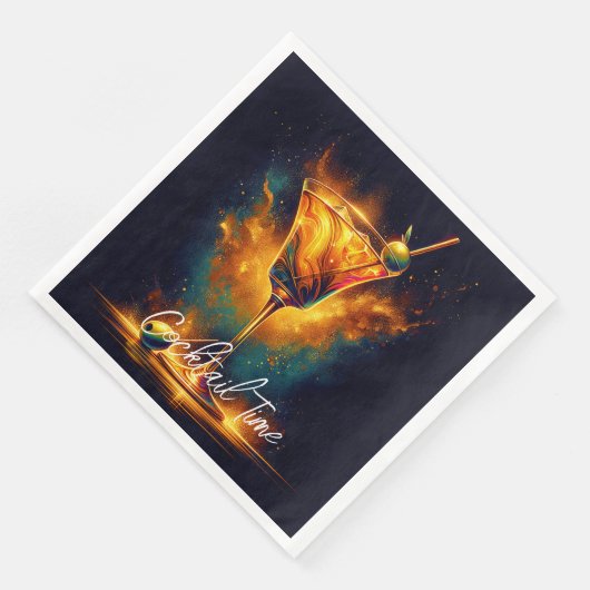 モダンパーティー時間ネオンパーソナライズされた (コーナー)