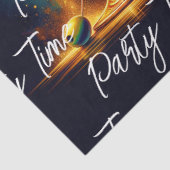 モダンパーティー時間ネオンパーソナライズされた 薄葉紙 (詳細)