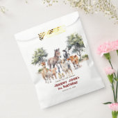 モダンパーティー農園の動物の皆様に感謝申し来上げる フェイバーバッグ (封をした状態)