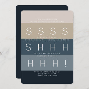 モダンパーティー 招待状