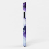 モダンパープルスワールデザイン Case-Mate iPhoneケース (裏面/右)