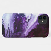 モダンパープルスワールデザイン Case-Mate iPhoneケース (裏面(横))