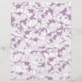 モダンパープルフラワーバーチェブトイベント チラシ (裏面)