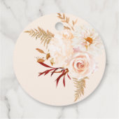 モダンパールとプロセッコ ブライダルシャワー サンクス フェイバータグ (裏面)