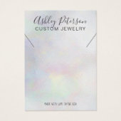 モダンパールヌケーシックガーリーネックレスディスプレイ (正面)