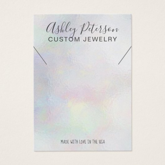 モダンパールヌケーシックガーリーネックレスディスプレイ (正面)