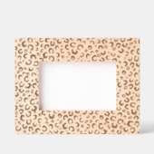 モダンヒョウ柄 レーザー彫刻フレーム (正面)