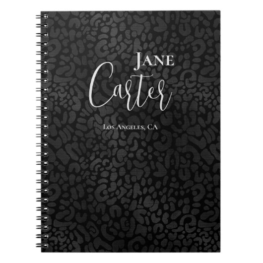 モダンヒョウ ノートブック (正面)