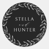 モダンビクトリアン画結婚野 ラウンドシール (正面)