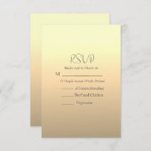 モダンビサ結婚ス 出欠カード (正面/裏面)