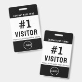 モダンビジター ロゴ カンパニー ブラック バッジ (表裏)
