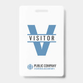 モダンビジターID バッジ (裏面)