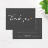 モダンビジネスギフト証明書感謝のハート (デスク)