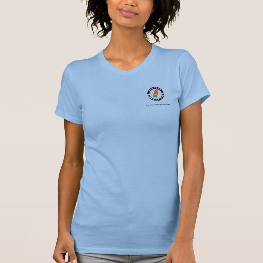 モダンビジネスロゴと社員 Tシャツ (正面)