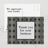 モダンビジネス感謝顧客評価 ポストカード (正面/裏面)