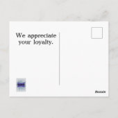 モダンビジネス お客様への感謝 ポストカード (裏面)