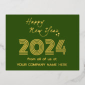 モダンビジネス クィア コード カンパニー 箔シーズンポストカード (正面)