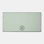 モダンビジネス ロゴ サージブルー デスクマット (正面)