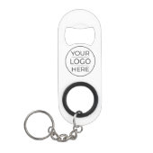 モダンビジネス ロゴ ブランディング キーホルダー栓抜き (正面)
