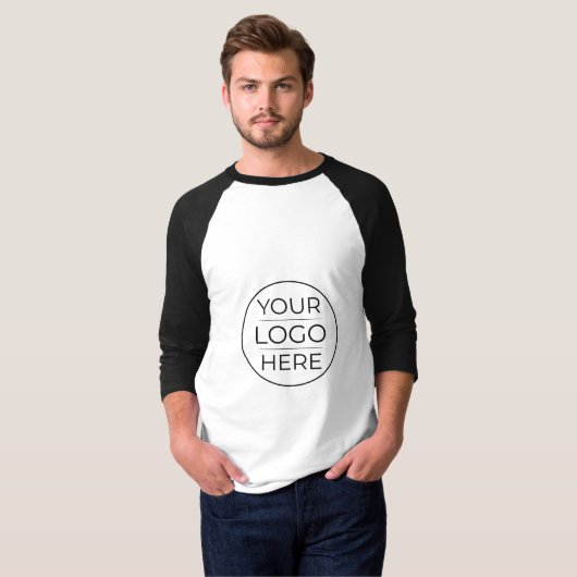 モダンビジネス ロゴ ブランディング Tシャツ (正面フル)