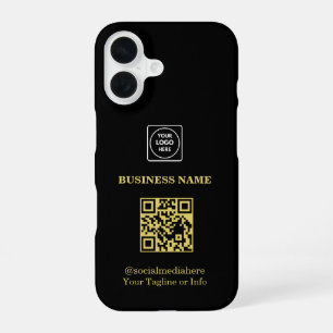 モダンビジネス ロゴ QRコード プロモーション iPhoneケース iPhone 16ケース