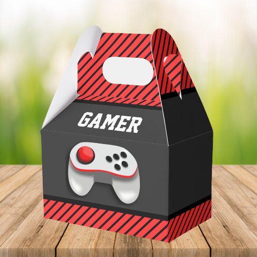 モダンビデオゲーム誕生日パーティー フェイバーボックス