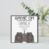 モダンビデオゲーム誕生日 招待状 (スタンド正面)