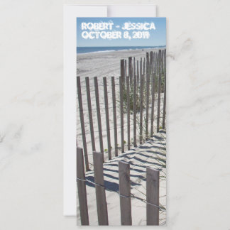 モダンビーチウェディング招待状 招待状