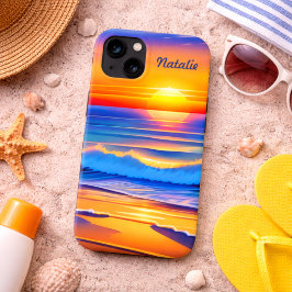 モダンビーチサンセット iPhone 13ケース