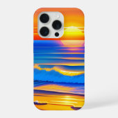モダンビーチサンセット iPhoneケース (裏面)
