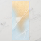 モダンビーチサンド&海メニューカード メニュー (裏面)