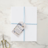 モダンビーチシンプルブライダルシャワーありがとう ギフトタグ (より糸付き)